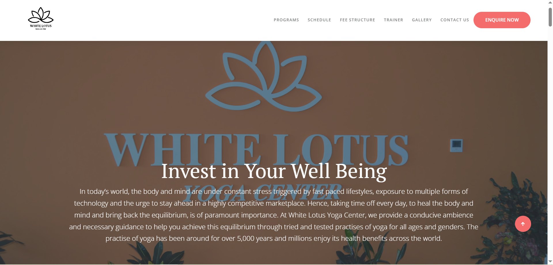 The old White Lotus website